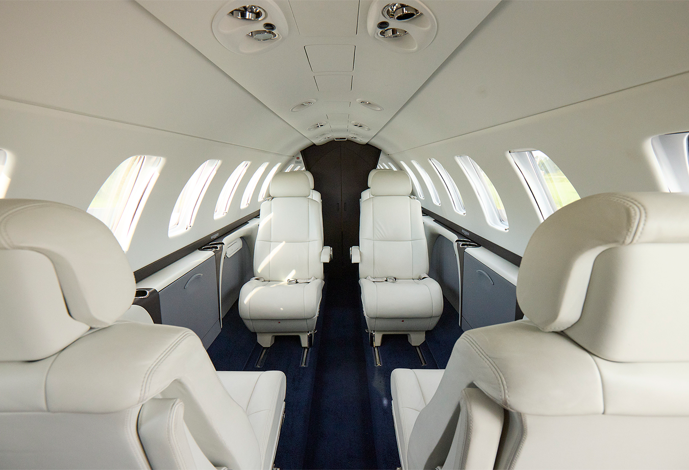 A flyExclusive Citation on the ramp at Beaufort
