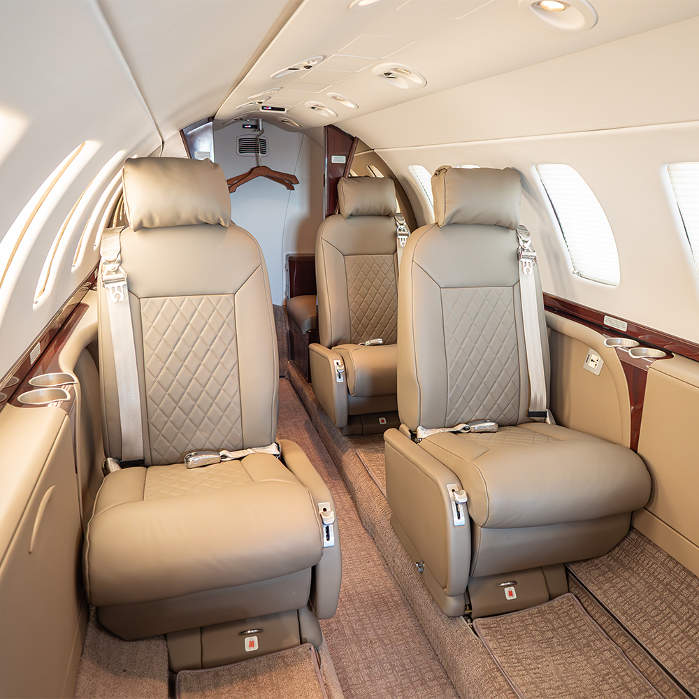 Cabin interior following a full overhaul
