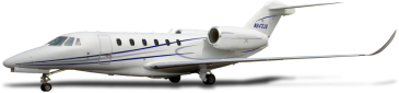 flyExclusive Citation exterior showcasing an OEM-quality painted finish