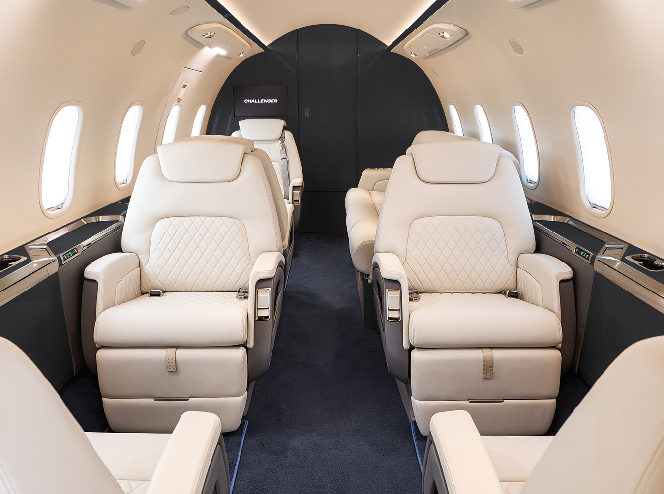 flyExclusive luxury cabin interior for international flights