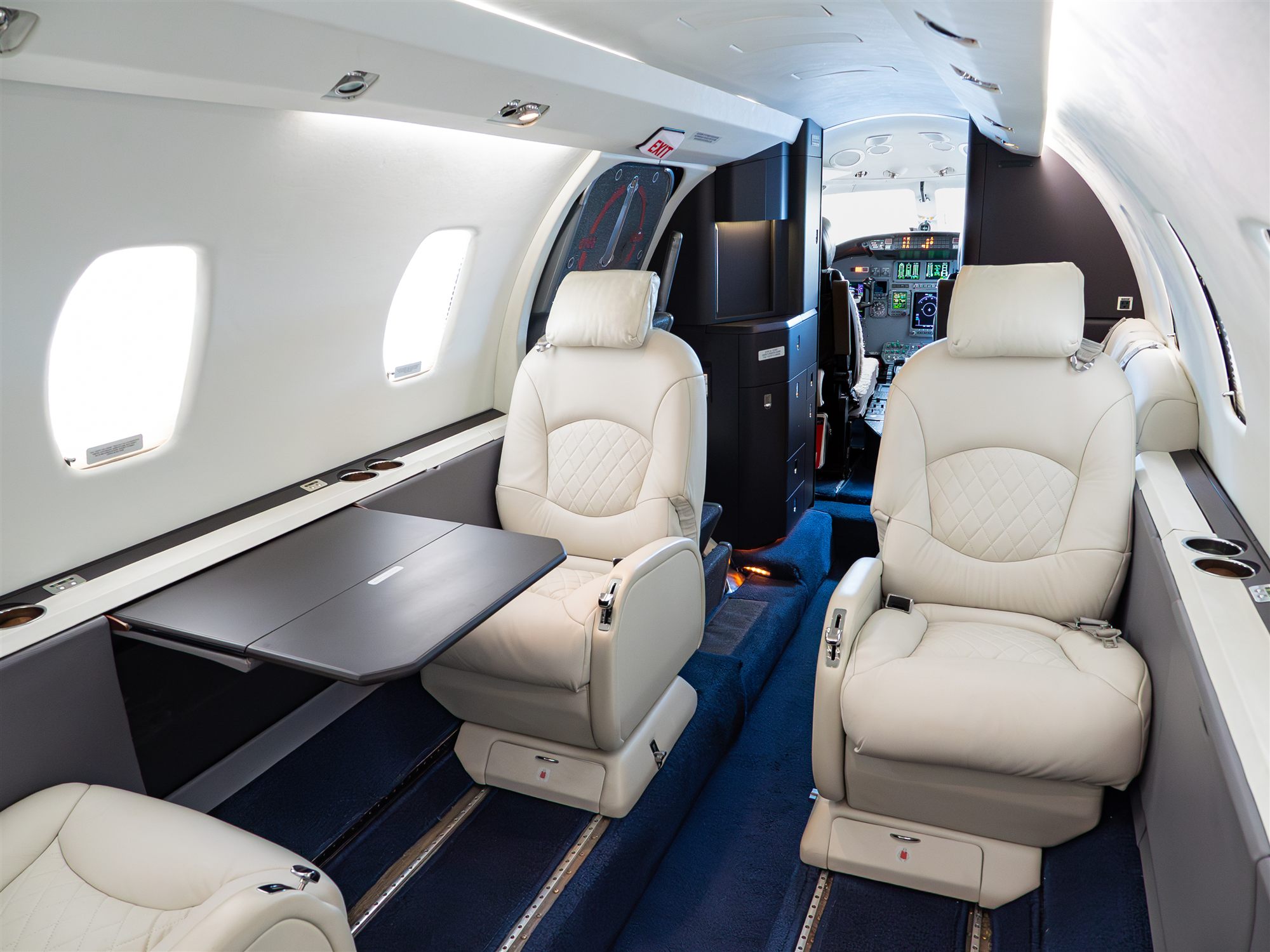Citation XLS cabin seating