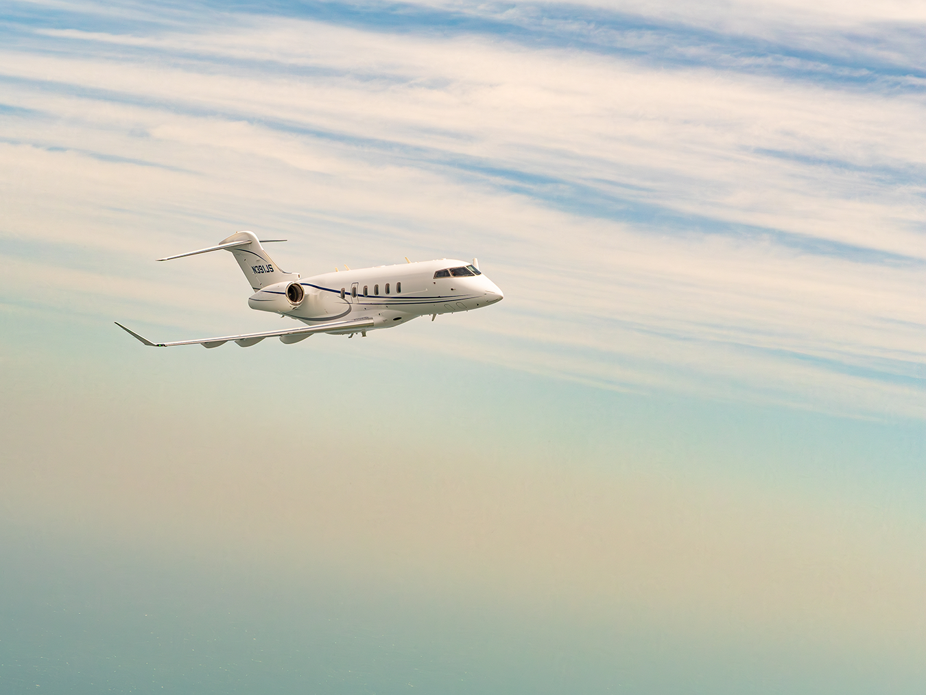 A flyExclusive private jet, the kind used to fly children to life-saving medical care through AeroAngel