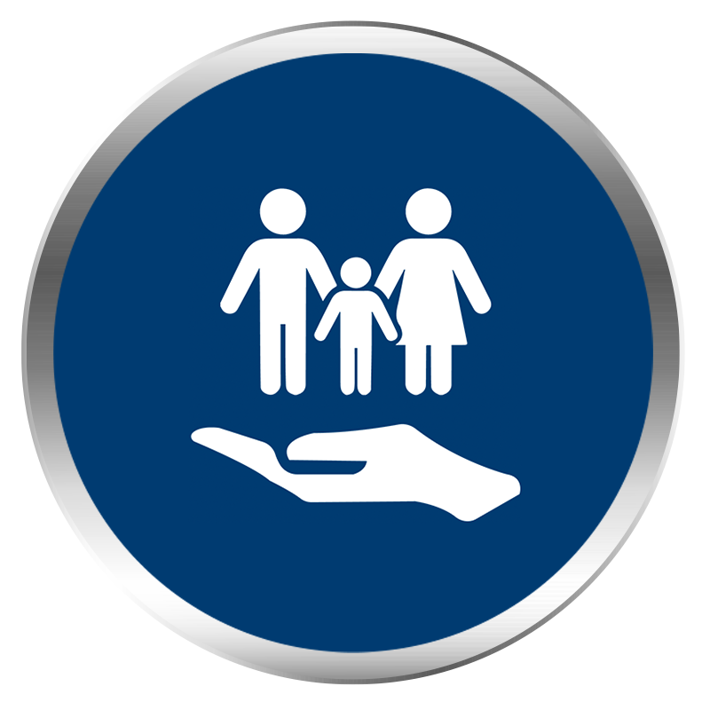 A family traveling together, reflecting the families flyExclusive helps fly home through its AeroAngel partnership