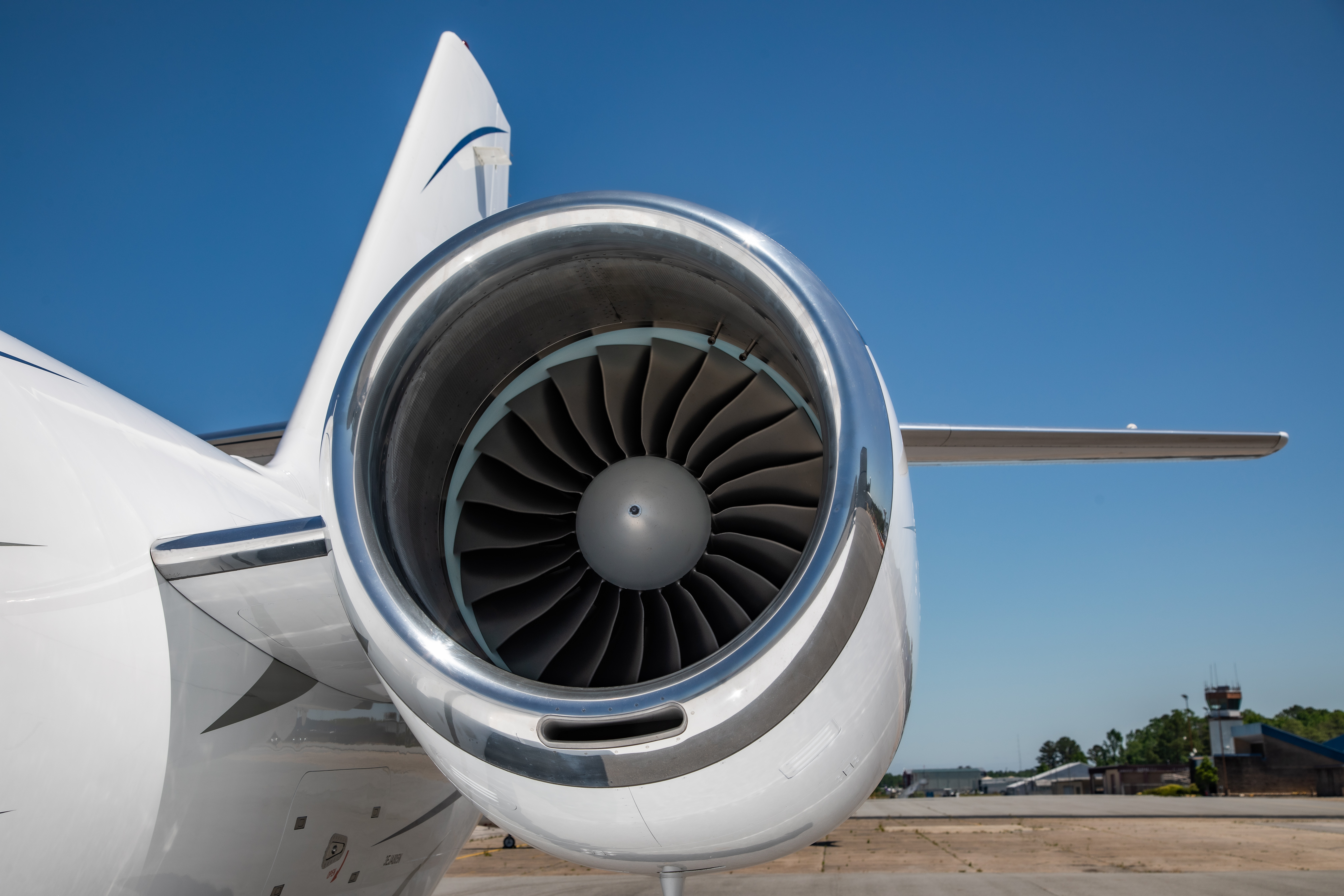 Citation Sovereign dramatic engine close-up detail
