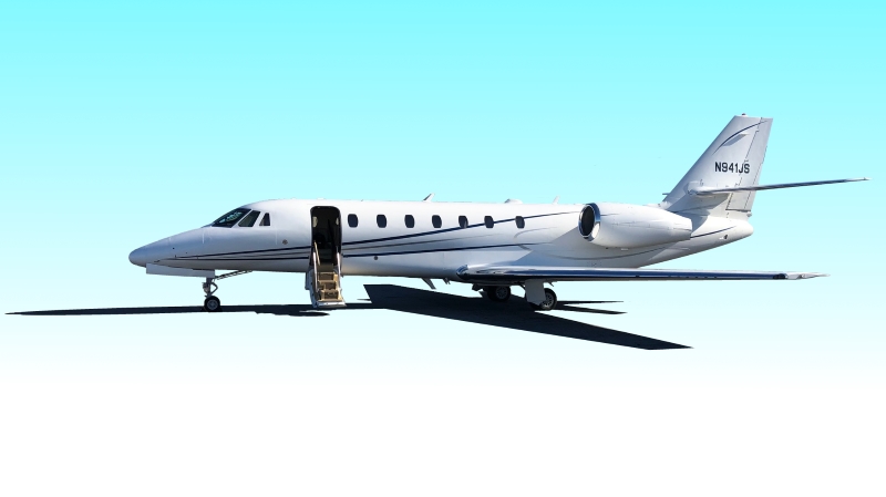flyExclusive aircraft exterior finished in the paint facility