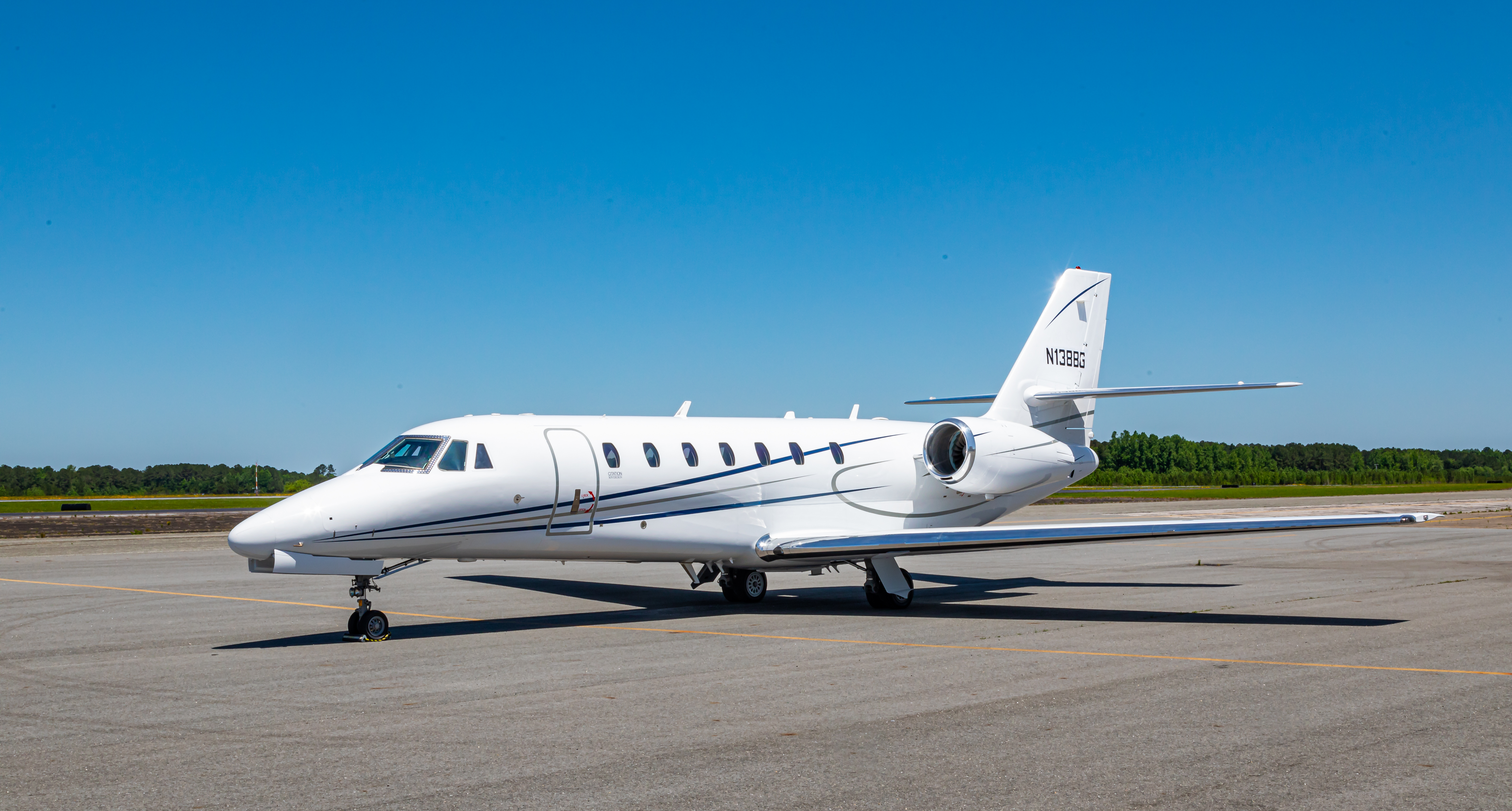 Citation Sovereign interior seating detail
