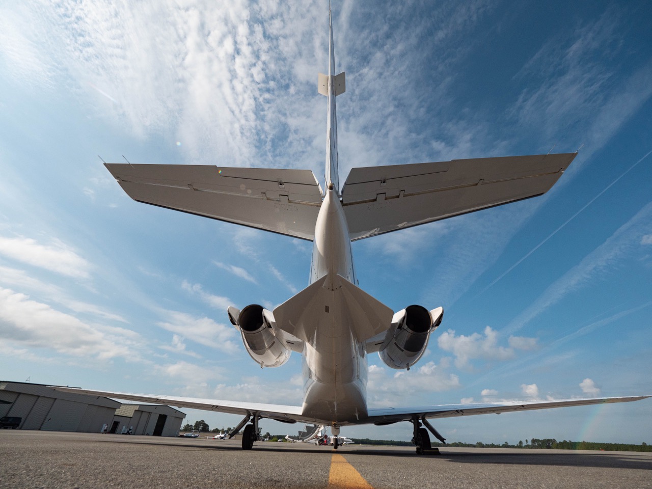 Citation Excel/XLS dramatic rear angle on tarmac